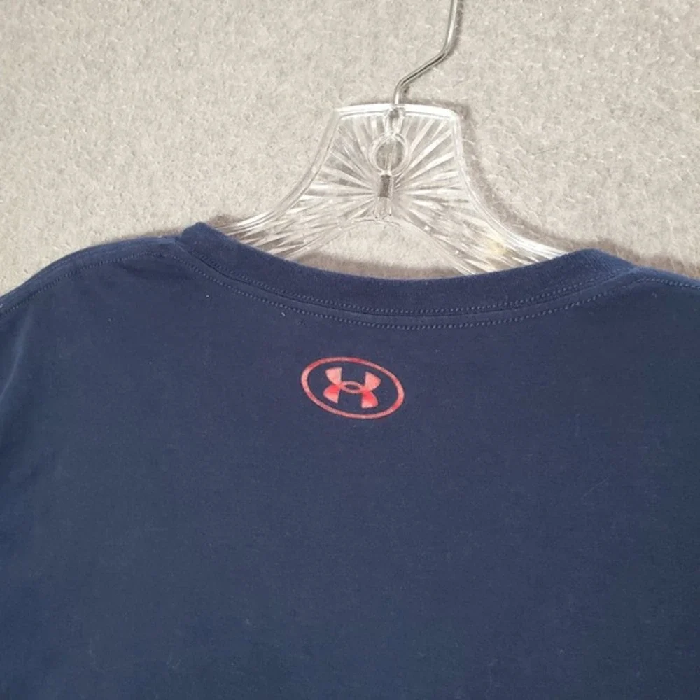 Under Armour Men Shirt XL Blue Freedom USA United States of America Flag Graphic